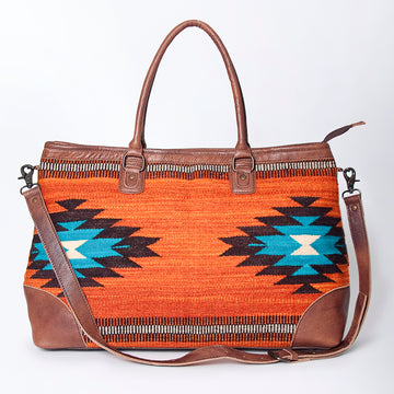 American Darling Tote Saddle Blanket Genuine Leather Western Women Bag Handbag Purse | Travel Bags Cute College Casual